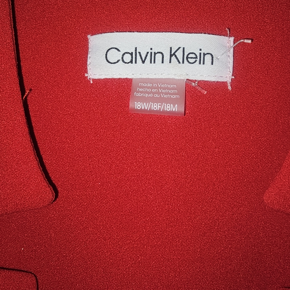 Calvin Klein Vibrant Red Apparel